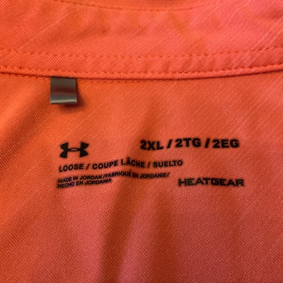 Under Armour Heat Gear, 2XL(Loose), Peach in Color - Picture 2 of 5